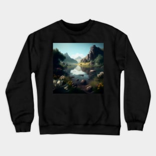 The Peaceful Landscape Crewneck Sweatshirt